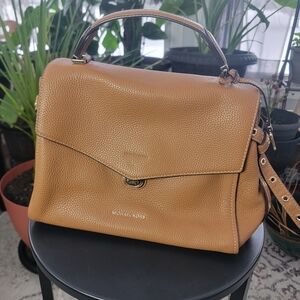 Michael Kors Bristol Medium Leather Satchel